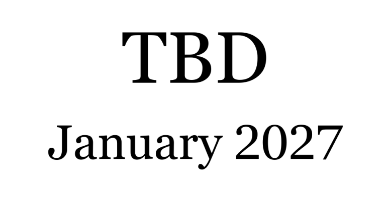 Our First Trip January 2027
